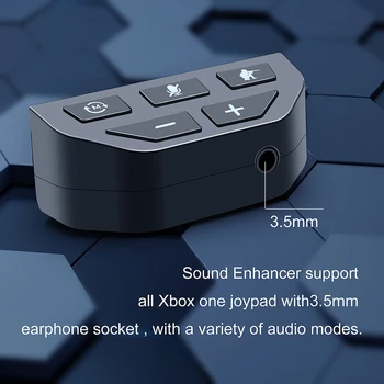 Uchwyt Stereo Headset Adapter Controller -Adaptery Dźwięku Konwerter Słuchawek Do-Kontroler Bezprzewodowy Dla Konsoli Xbox One