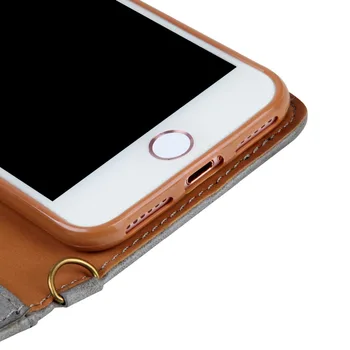 Dla iPhone 8 Case wzór skórzane i Silikonowe pokrywa portfela do iPhone 8 Plus Case z posiadaczem karty Flip Phone Coque dla iPhone 8