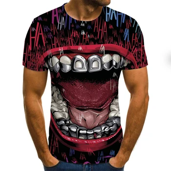 Nowa wysokiej jakości t-shirt 2020 z krótkim rękawem hip-hop konstrukcja unisex 3DT-koszula letnia koszulka casual