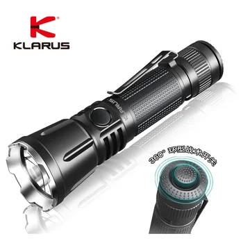 Oryginalny Klarus 360X3 latarka led CREE XHP70.2 3200 lumenów taktyczna latarka z akumulatorem 18680 na kempingu