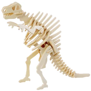 NIDALE model Darmowa wysyłka drewniane puzzle 3D dinozaur serii puzzle zabawki DIY dzieci ręcznie zebrać model