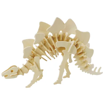 NIDALE model Darmowa wysyłka drewniane puzzle 3D dinozaur serii puzzle zabawki DIY dzieci ręcznie zebrać model