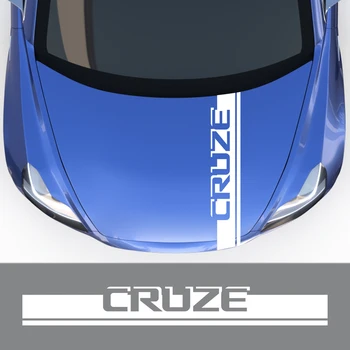 Samochodowa naklejka dla Chevrolet Cruze 1.4 1.5 L T ECO Premier Sedan FWD LS LTZ 2019 Nuevo 2020 akcesoria samochodowe maska pokrywa Winylowa naklejka