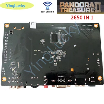 Nowy 3D Pandora Box Treasure II 2 Arcade Game PCB Board 2650 in 1 wbudowany 150 3D,2500 gier 2D HD Video Arcade Cabinet