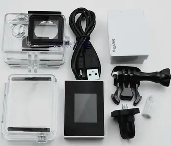 Sportowa kamera akcesoria ekran zewnętrzny akumulator zewnętrzny LCD wyświetlacz lcd+obudowa wodoodporna zestaw dla Xiaomi yi Oryginał