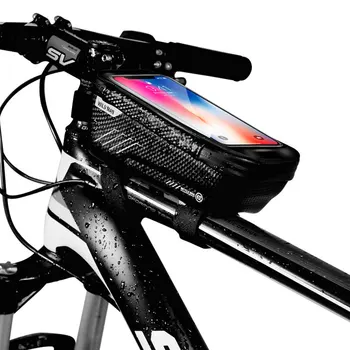 Rowerowa torba na rower górski przednia kieszeń wielofunkcyjny Wodoodporny uchwyt na telefon z dotykowym ekranem mtb przedmioty akcesoria do rowerów