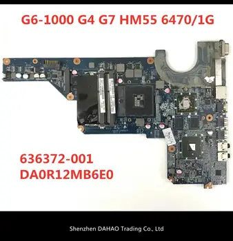 Darmowa wysyłka 636372-001 płyta główna do HP Pavilion G6-1000 G4 G7 płyta główna laptopa HM55 6470/1G DA0R12MB6E0 DA0R12MB6E1