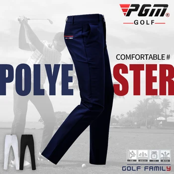 Nowe zimowe męskie grube spodnie golfowe PGM Golf długie spodnie Męskie высокоэластичные sportowe spodnie rozmiar XXS-3XL