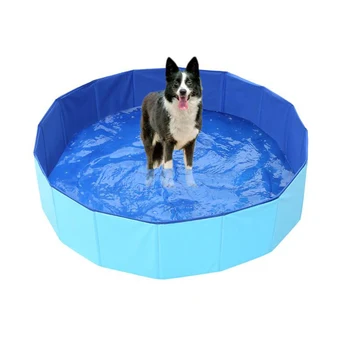 Nowy, składany basen dla dzieci PVC Pet wanna składany basen dla psów, kotów szczeniak kotek prysznic basen dom Pet składany basen