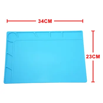 S-120 Soft Silicone Repair insulation pad Desk Mat Maintenance Platform for Computer PC Phone Tablet Repair