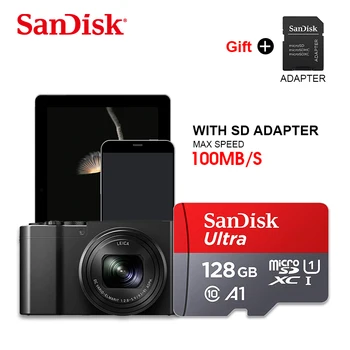 Sandisk Ultra Micro SD 128GB 32GB 64GB 256GB 16GB Micro SD Card SD/TF Flash Card karta pamięci 32 64 128 gb microSD do telefonu