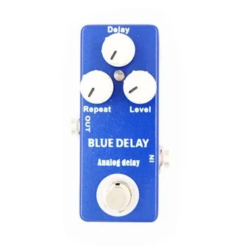 Gitarowe akcesoria mosky Audio guitar pedal MINI blue delay Guitar Effect Pedal true bypass pedal de guitarra
