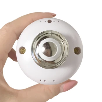 Dimmable E27 To E27 Wireless Remote Control Lamp Base Screw Bulb Cap Socket Switch E27 UV do dezynfekcji światła