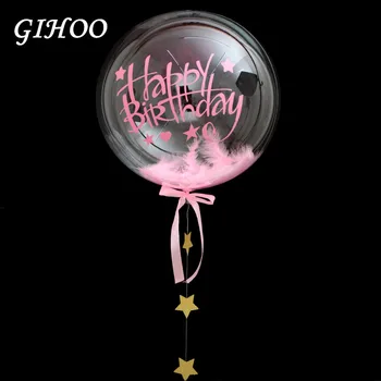 100pcs 10/18/24/36 przezroczysta bańka balony PVC przezroczysty hel Bobo światło Глобос urodziny, wesele wystrój prezenty