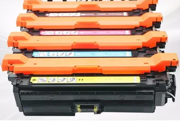 4 szt./kpl. kolorowy toner-kaseta CE250A kompatybilny z tonerem HP Color LaserJet CP3525/3525N/3525DN/3525X/CM3530/3530 504A 323A