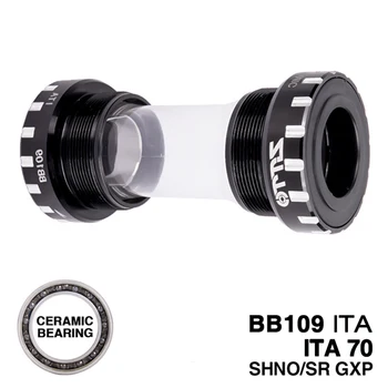 ZTTO BB109 ITA70 Ceramiczny MTB rowerowy zewnętrzny łożysko dolne wsporniki dla Shimano SRAM GXP korbowody akcesoria do rowerów