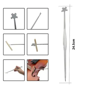 Irin skrzypce altówka dźwięk słup setter pionowa kolumna ze stali nierdzewnej hak narzędzie struny instrumentalnej części akcesoria