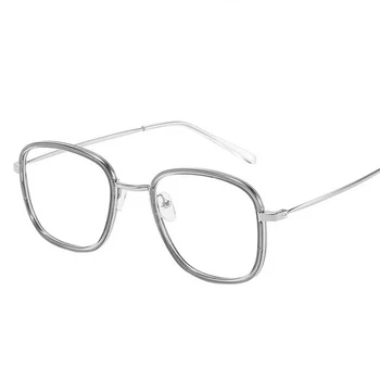 XojoX Blue-Ray krótkowzroczne okulary moda rocznika kobiet komputerowe okulary metalowe męskie gotowe okulary do krótkowzroczności -1.0 -4.0
