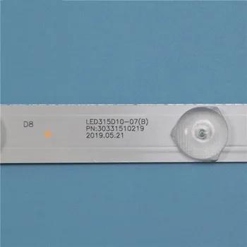 3szt nowa telewizyjna lampa LED Backlight Stripes For TELEFUNKEN TF-LED32S39T2 Bar Kit LED Bands LED315D10-07(B) LED315D10-ZC14-07(A) linijki
