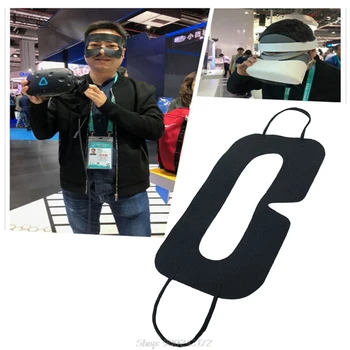 100 pack higieniczna VR Maska Pad Czarna jednorazowa maska na oczy Vive Oculus - Rift 3D okulary wirtualnej rzeczywistości S18 20 Dropship