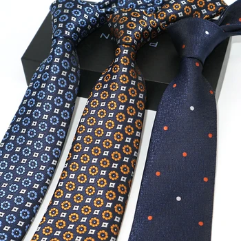 8 cm męskie krawaty jedwabne Gravata Corbatas krawaty żakardowe punktu sukienka krawat jedwabne krawaty dla mężczyzn narzeczony krawat ślub