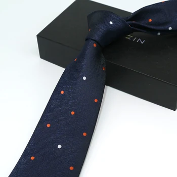 8 cm męskie krawaty jedwabne Gravata Corbatas krawaty żakardowe punktu sukienka krawat jedwabne krawaty dla mężczyzn narzeczony krawat ślub