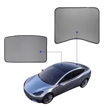 Auto akcesoria samochodowe dach pokrywa krem przeciwko komarom, zestaw ochrony UV właz na dachu, zadaszenie daszek prasowania dla Tesla Model 3 S X
