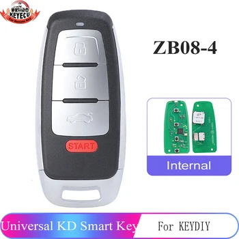 ZB08-4 KEYDIY uniwersalny 3+1 przyciski smart-klucz do KD-X2 klucz samochodowy zdalna wymiana nadaje się do ponad 2000 modeli