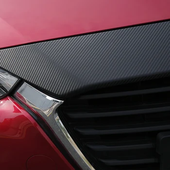 3D włókna węglowego ochrona przed zadrapaniami kaptur kaptur film stylizacji samochodów naklejki i naklejki dla Mazda 3 Axela 2016 2017 akcesoria