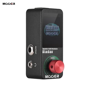 MOOER Guitar Pedal Speaker Cab Cabinet Simulator Guitar Effect Pedal 30 modeli głośników Cab 11 modeli mikrofonów 36 niestandardowych ustawień