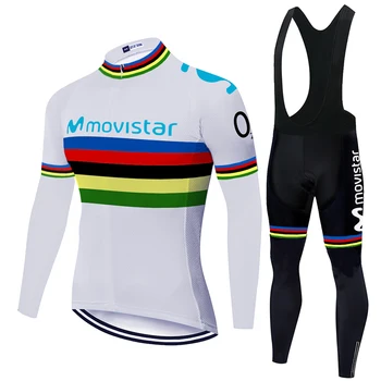 2020 team movistar jazda na Rowerze Jersey garnitur rower nosić topy spodnie rowerowe oddychająca mundury de ciclismo para hombre