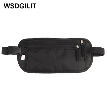 Drogowa saszetka biodrówka Fanny Pack Undercover Belt Bag Secure Hidden Pouch RFID Safe Strap Bag