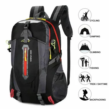 40L rower plecak odkryty unisex wspinaczka torba lekka i oddychająca konna plecak o dużej pojemności podróży plecak