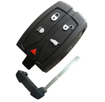 Wymiana 5 przycisków brelok klucz etui bez klucza obudowa nadaje się do Land Rover Freelander 2