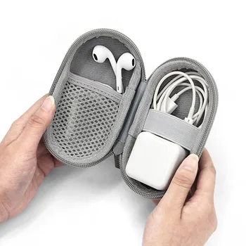 Mini etui dla słuchawek przenośny dysk U szuflada do przechowywania słuchawek słuchawki pudełko do przechowywania kart pamięci, zestaw słuchawkowy kabel USB ładowarka organizator