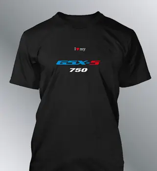 Koszulka Personnalise GSXS 750 S M L XL XXL Homme Col Rond Moto GSX-S
