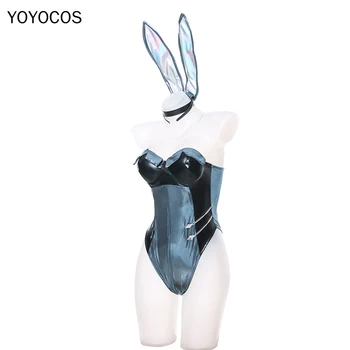 YOYOCOS KDA Kaisa Bunny Cosplay Costume Fashion New Sexy Bodysuit Bunny Suit Version ALL OUT Game Cosplay Outfit
