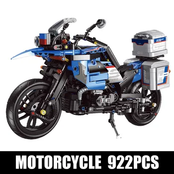 Mold King 23005 Technic RC Motorbike MOC-17249 App Control Fast Motorcycle Model Building Blocks Bricks Kids Christmas Gifts