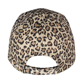 Unisex Leopard koński ogon czapka z daszkiem kobiety niechlujny kok bas-piłka czapka jesień Sport na świeżym powietrzu miękki kaczy język Snapback kapelusze CP0088