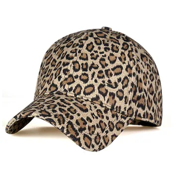 Unisex Leopard koński ogon czapka z daszkiem kobiety niechlujny kok bas-piłka czapka jesień Sport na świeżym powietrzu miękki kaczy język Snapback kapelusze CP0088