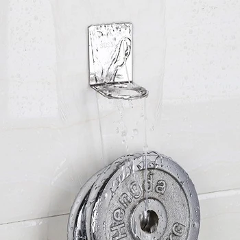 1 szt. Ze stali nierdzewnej szampon uchwyt ścienny prysznic bez pasty wpływ bezpłatny szampon, żel pod prysznic butelka wieszak łazienka przechowywania