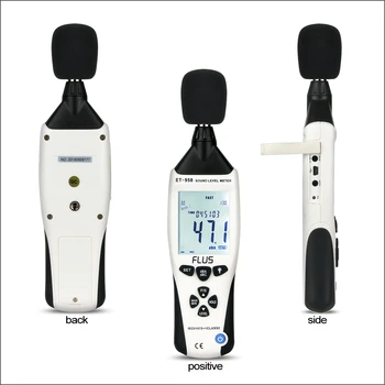 FLUS Sound Level Meters Datalogger Digital Professional Sound Level Meter Sonometros Noise Audio Level 30-130dB decybeli metr