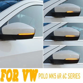 2szt do Volkswagen VW Polo MK5 6R 6C serii dynamiczny migacz LED kierunkowskaz led lusterka bocznego