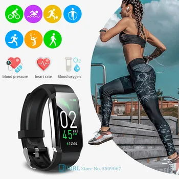 Temperatura smart-grupa Mężczyźni Kobiety inteligentne bransoletka Sport Bluetooth Smartband wodoodporny zegarek dla Android IOS zegarek