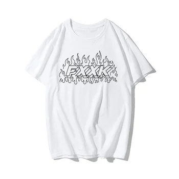 FXXK Flame Letter Printing letnia moda Damska t-shirt Harajuku bawełna koszulka Damska casual styl uliczny topy dla kobiet 2020