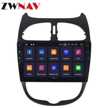 2 din 2000 -2010 2011 2012 2013 2016 do Peugeot 206 Android player Auto video audio Radio GPS head unit auto stereo