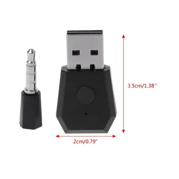 Adapter USB Bluetooth 4.0 nadajnik na PS4 Playstation zestawu odbiornik słuchawki dongle