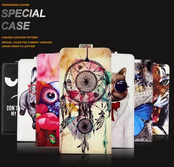 SONCASE case for ZTE Nubia M2, Flip phone back case Special Lovely Cool cartoon pu leather case Cover