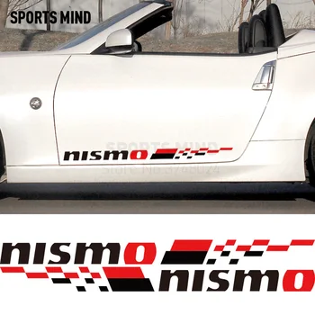 1 para NISMO samochodowa drzwi naklejka naklejka samochód-stylizacja do nissan almera n16 tiida qashqai j10 patrol x-trail t32 sentra akcesoria
