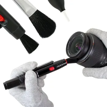 19 szt./kpl. zestaw do czyszczenia aparatu cyfrowego obiektyw aparatu odkurzacz zestaw pędzli profesjonalny aparat cyfrowy narzędzia do Canon Nikon Sony